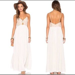 Tularosa - Bryce Maxi Dress in Pale Blush